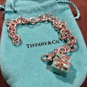 Tiffany & Co Sterling Silver Charm Bracelet